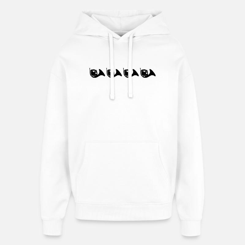 Clairon - Sweat à capuche unisexe Stanley/Stella Oversized - blanc