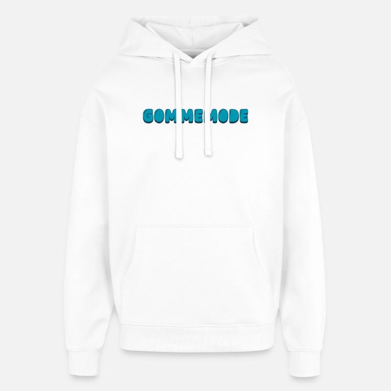 Gommemode - Oversized Unisex Hoodie von Stanley/Stella - Weiß