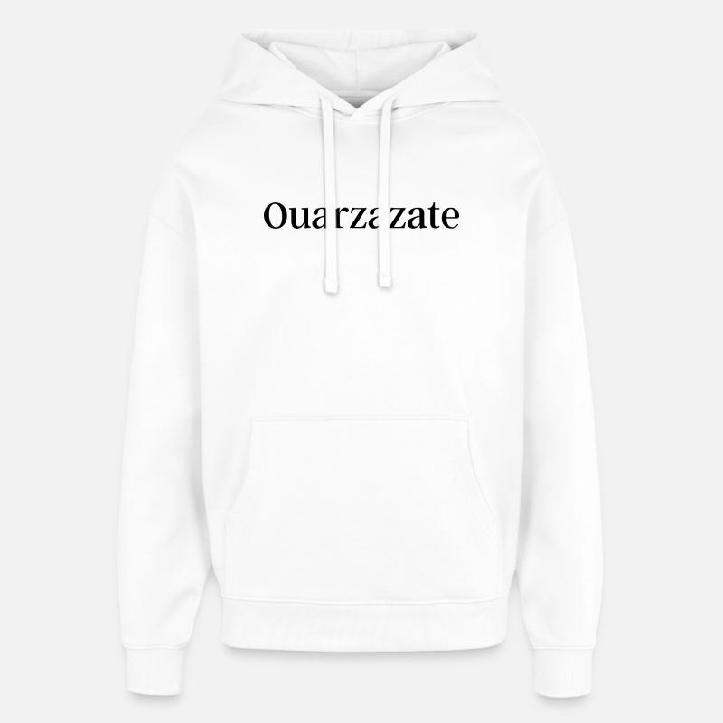 Ouarzazate - Sweat à capuche unisexe Stanley/Stella Oversized - blanc