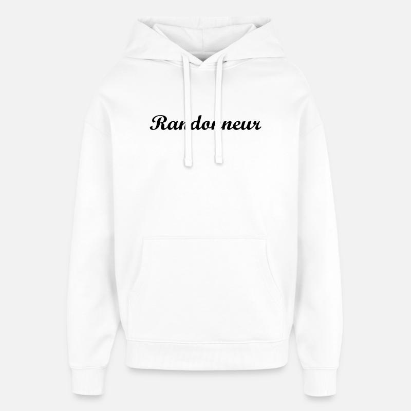 Randonneur - Sweat à capuche unisexe Stanley/Stella Oversized - blanc