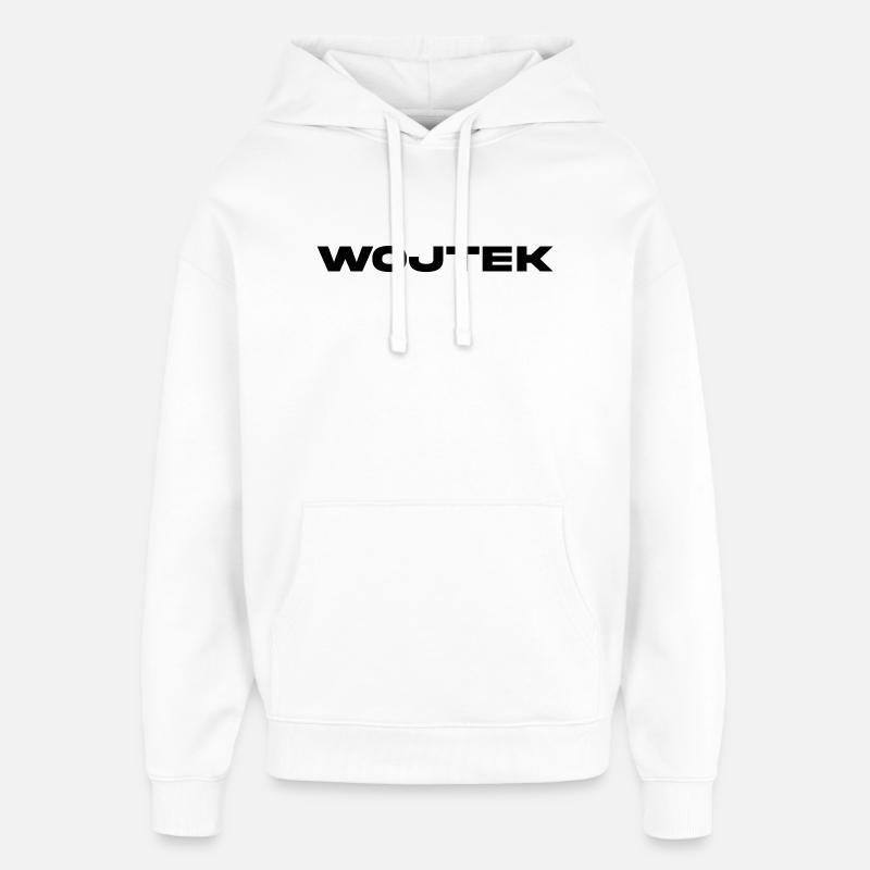 WOJTEK - Sweat à capuche unisexe Stanley/Stella Oversized - blanc