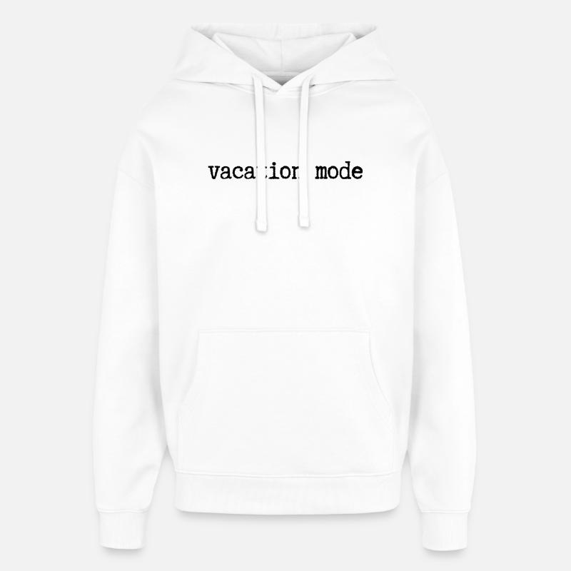 MODE VACANCES - Sweat à capuche unisexe Stanley/Stella Oversized - blanc