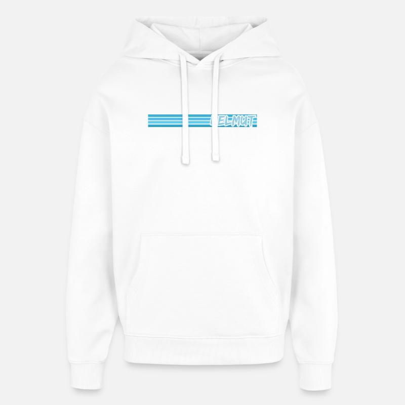 Helmut comme nom - Sweat à capuche unisexe Stanley/Stella Oversized - blanc