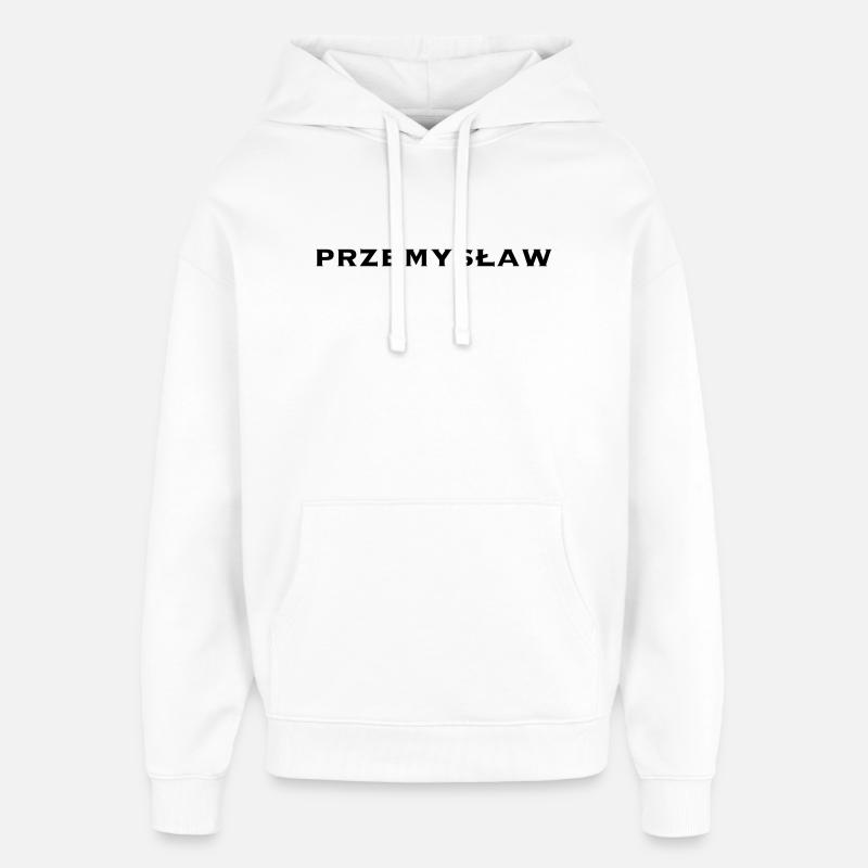 Przemyslaw - Sweat à capuche unisexe Stanley/Stella Oversized - blanc