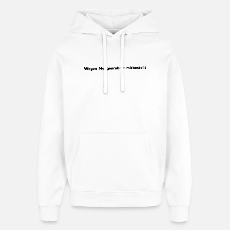 Mengenrabatt - Oversized Unisex Hoodie von Stanley/Stella - Weiß