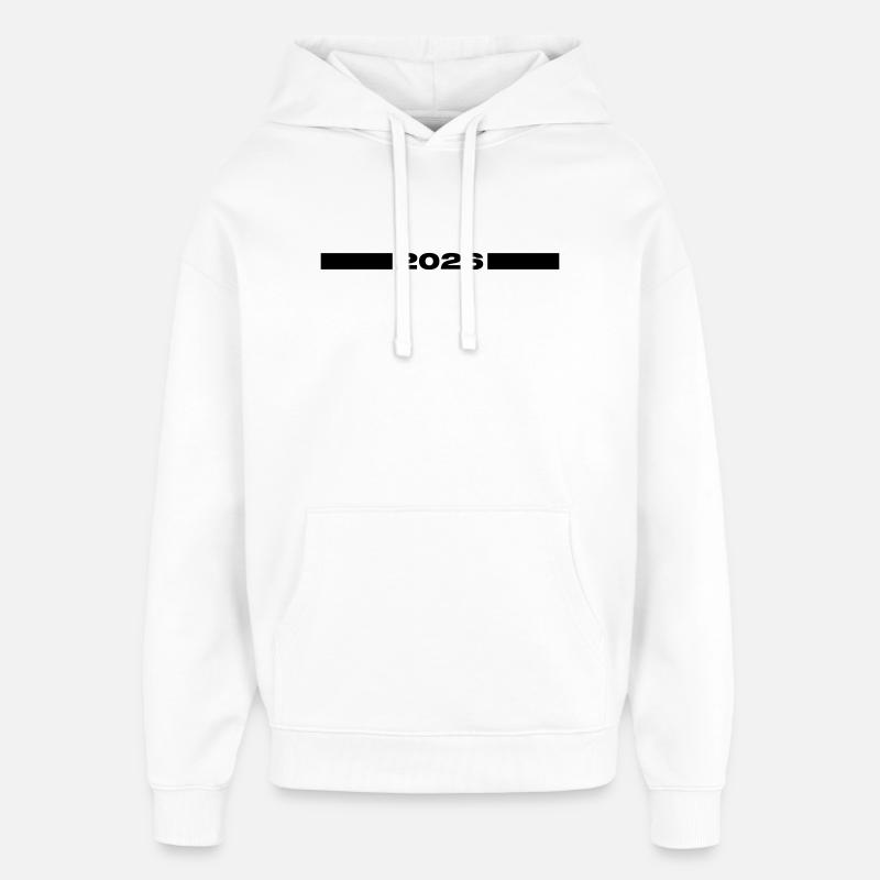 Ligne 2026 - Sweat à capuche unisexe Stanley/Stella Oversized - blanc