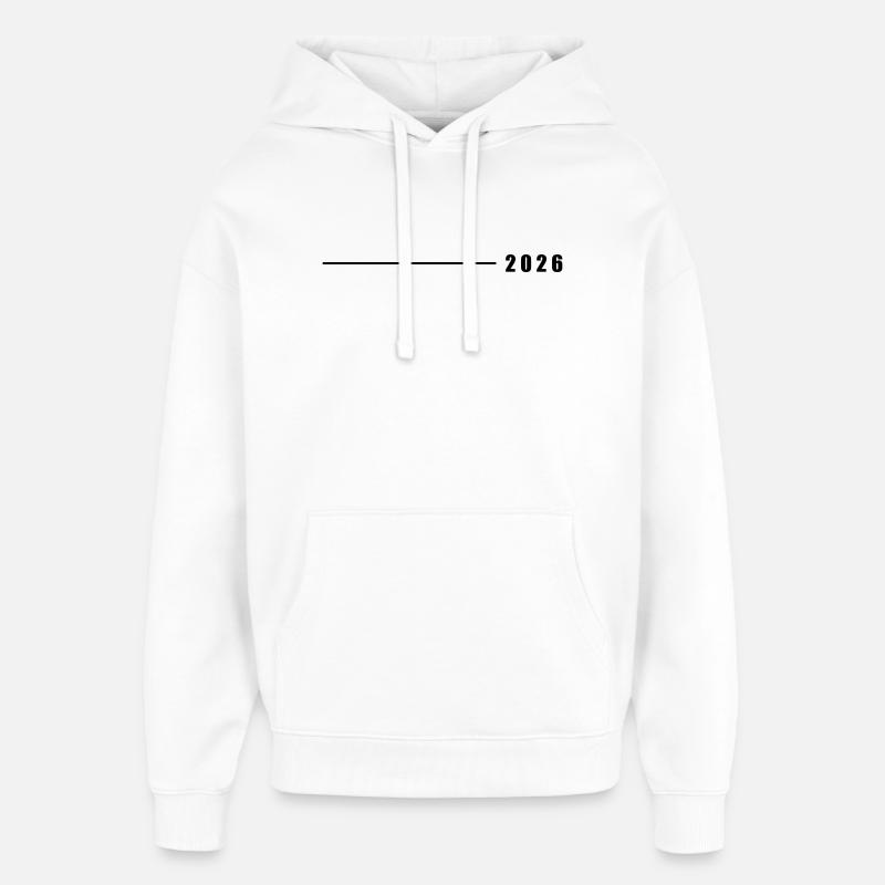 Ligne 2026 - Sweat à capuche unisexe Stanley/Stella Oversized - blanc