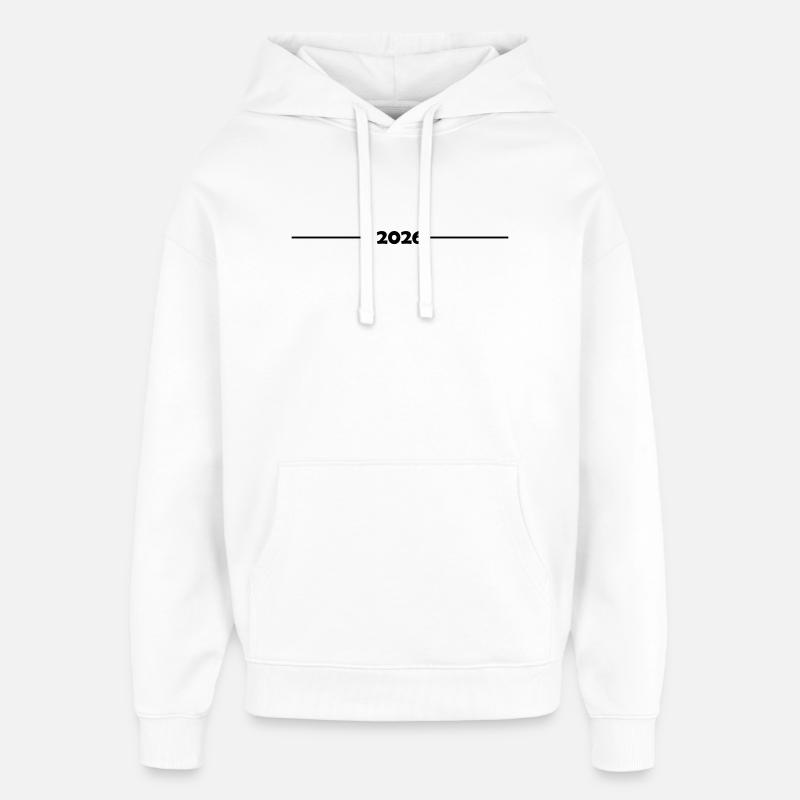 Accident vasculaire cérébral en 2026 - Sweat à capuche unisexe Stanley/Stella Oversized - blanc