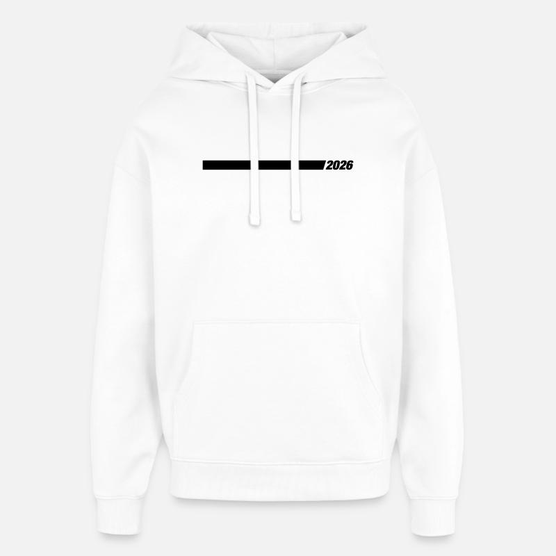 2026 Jahr Element - Oversized Unisex Hoodie von Stanley/Stella - Weiß
