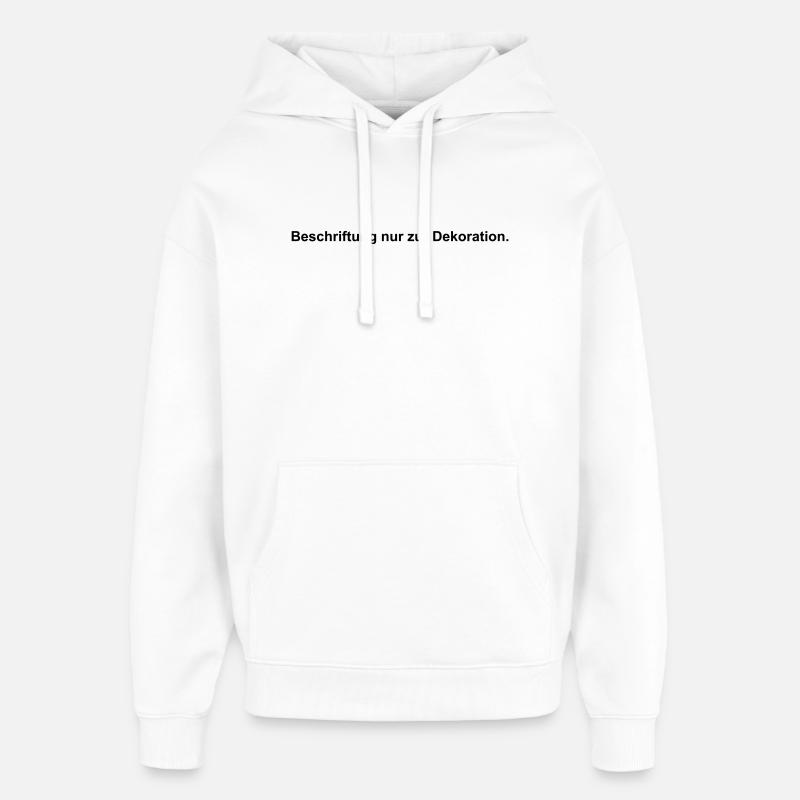 Décoration - Sweat à capuche unisexe Stanley/Stella Oversized - blanc