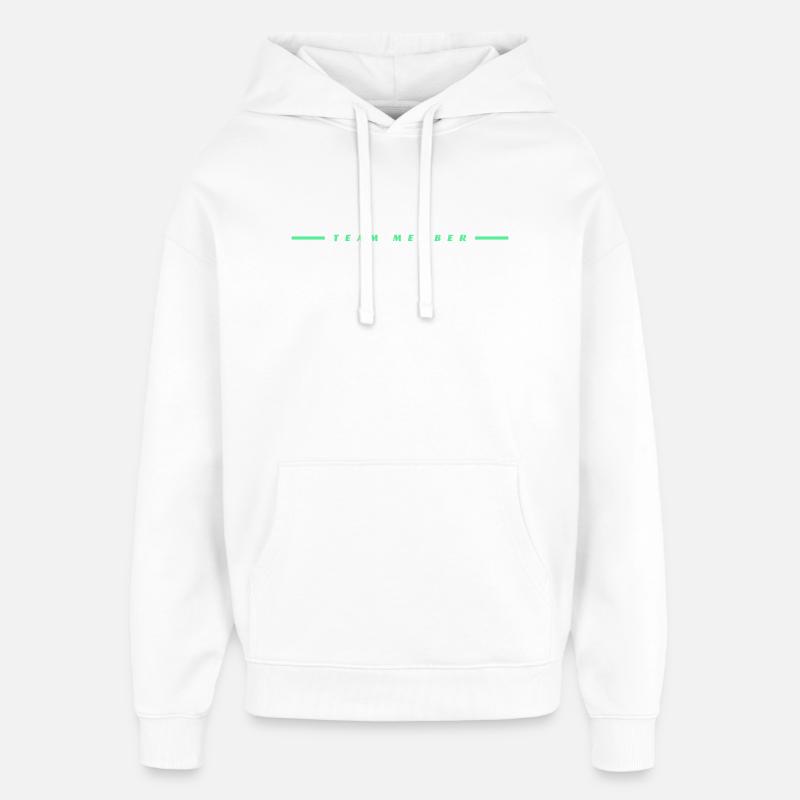 Équipier - Sweat à capuche unisexe Stanley/Stella Oversized - blanc