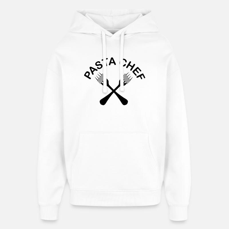 Pasta - Sweat à capuche unisexe Stanley/Stella Oversized - blanc