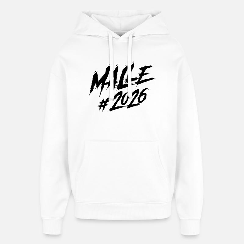 Équipe Malle 2026 - Sweat à capuche unisexe Stanley/Stella Oversized - blanc