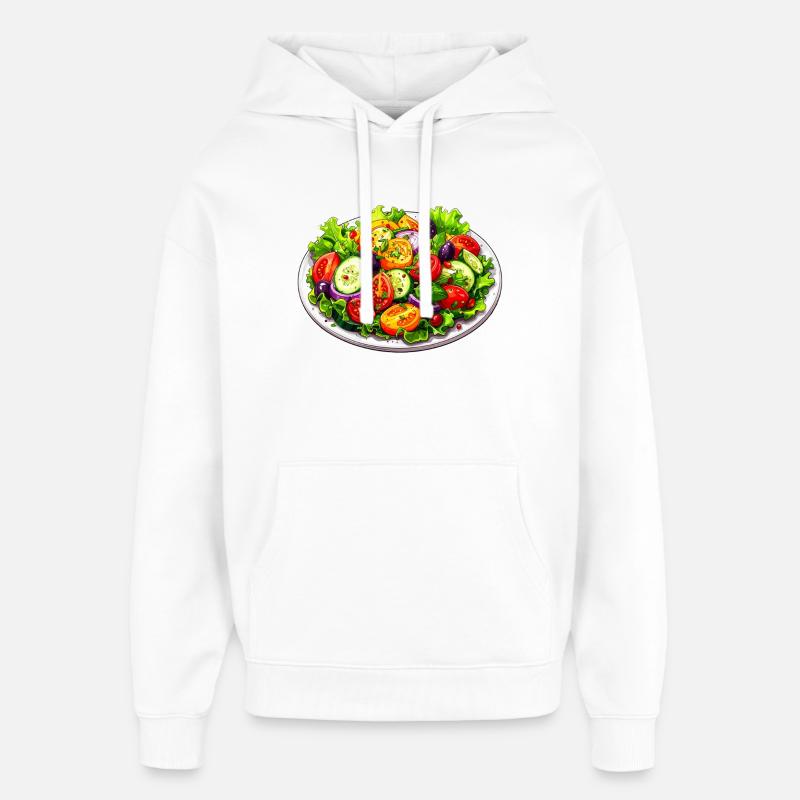 salade - Sweat à capuche unisexe Stanley/Stella Oversized - blanc