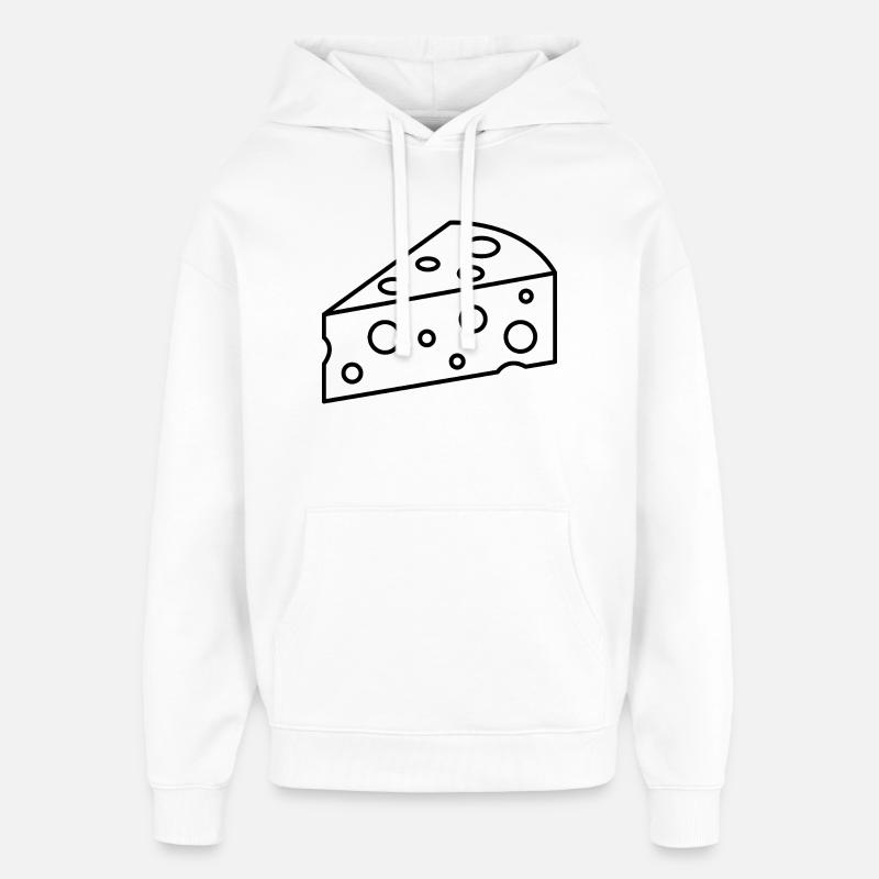 fromage - Sweat à capuche unisexe Stanley/Stella Oversized - blanc