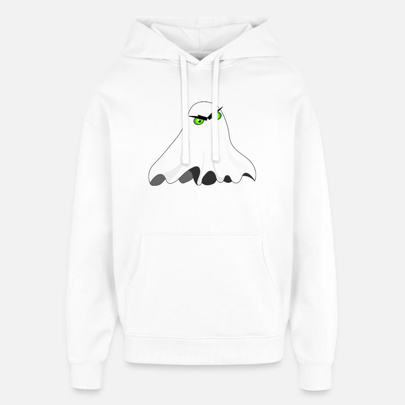 Fantôme - Sweat à capuche unisexe Stanley/Stella Oversized - blanc