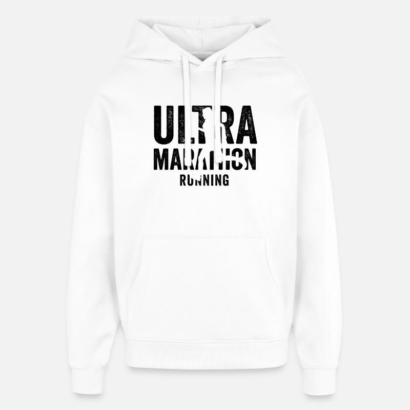 Ultramarathon - Sweat à capuche unisexe Stanley/Stella Oversized - blanc