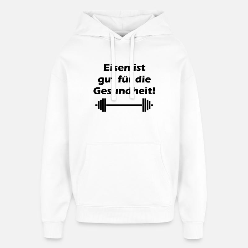 aptitude - Sweat à capuche unisexe Stanley/Stella Oversized - blanc