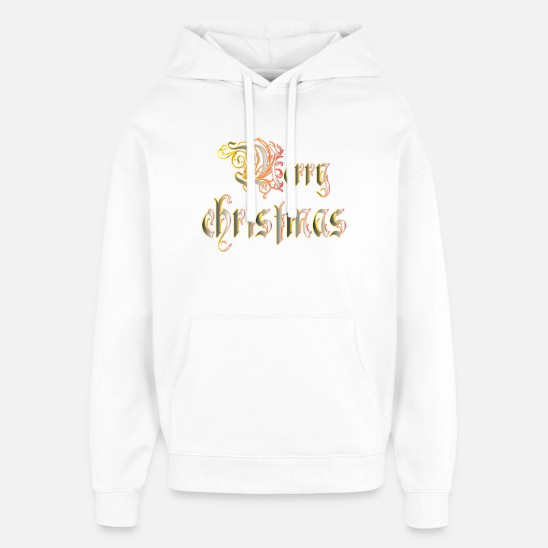 Christmas - Sweat à capuche unisexe Stanley/Stella Oversized - blanc