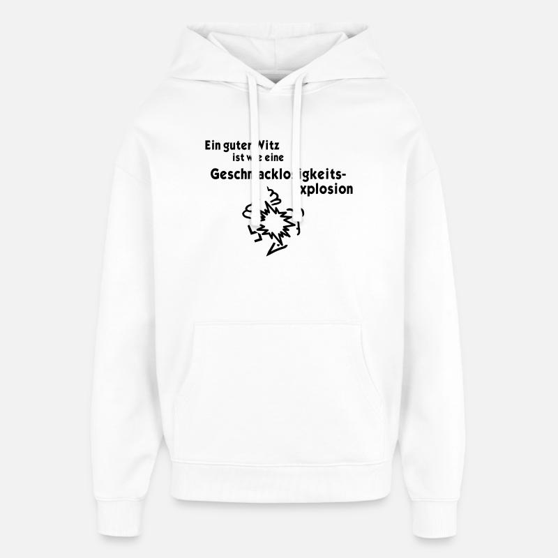 Tastelessness explosion - Oversized Unisex Hoodie by Stanley/Stella - white
