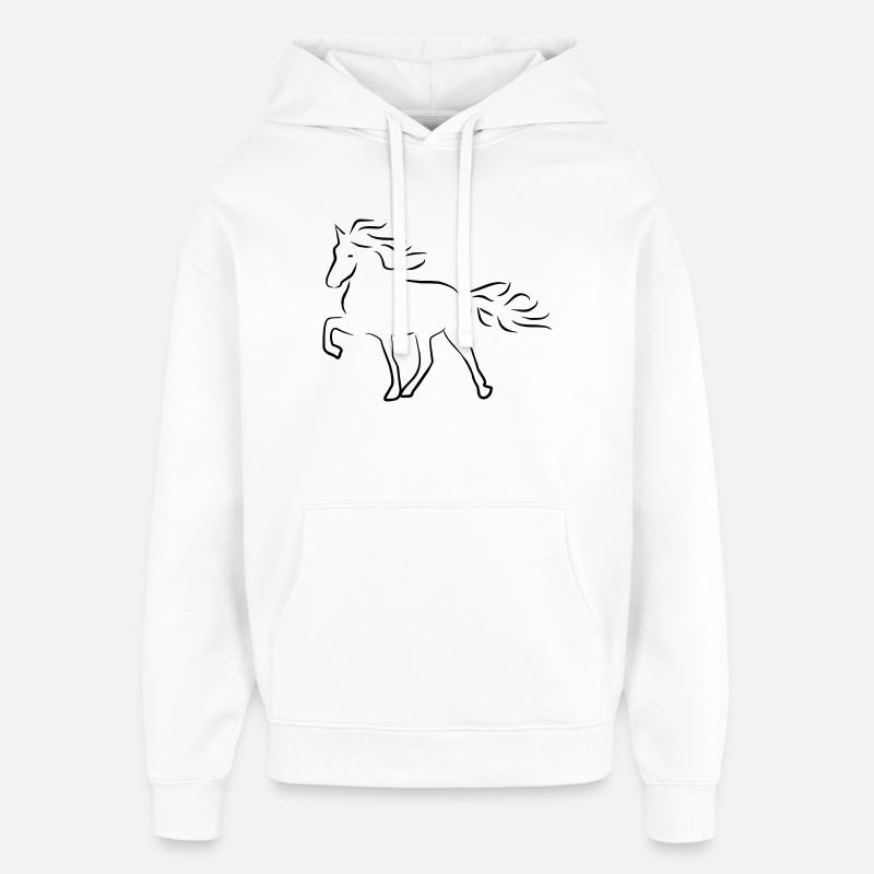 2541614 14630838 - Sweat à capuche unisexe Stanley/Stella Oversized - blanc