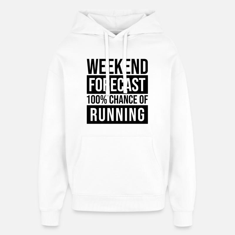 course - Sweat à capuche unisexe Stanley/Stella Oversized - blanc