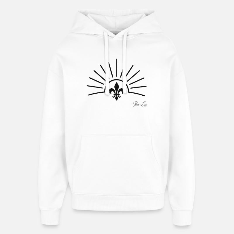 Ligne Ilea - Sweat à capuche unisexe Stanley/Stella Oversized - blanc