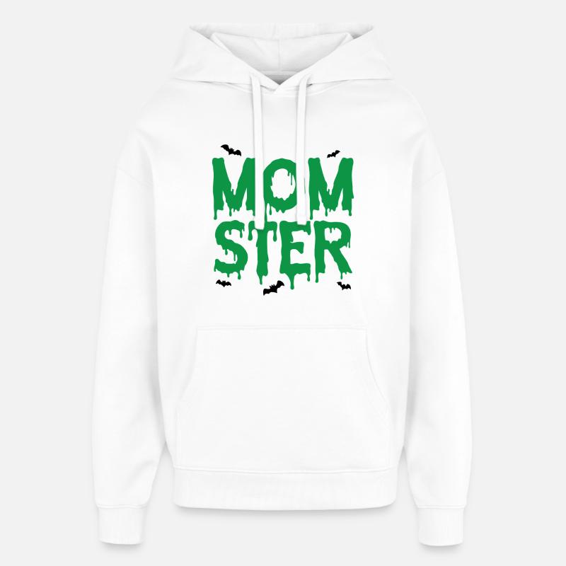 maman - Sweat à capuche unisexe Stanley/Stella Oversized - blanc