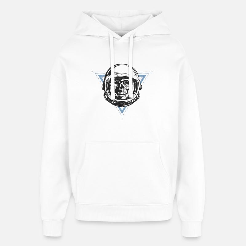Spacemonkey - Oversized Unisex Hoodie von Stanley/Stella - Weiß