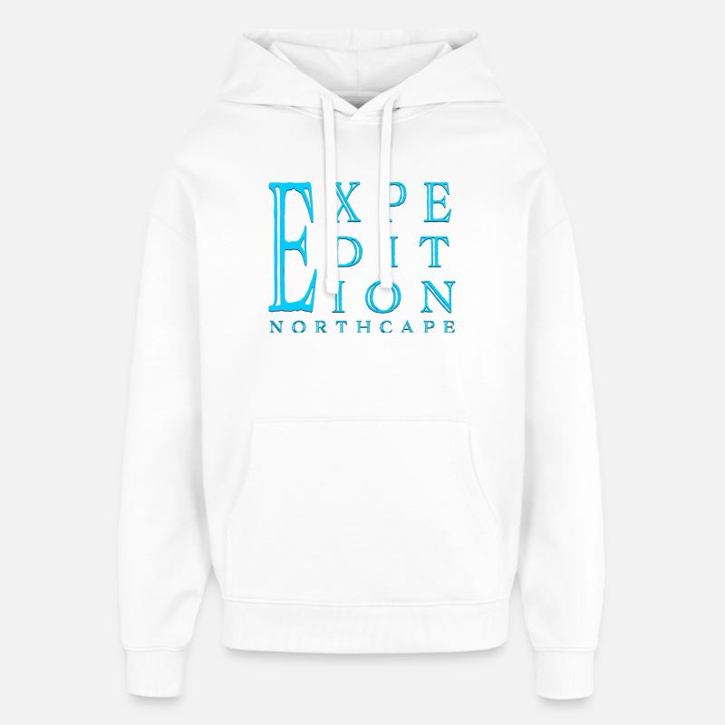 ExpeditionNorthcap - Sweat à capuche unisexe Stanley/Stella Oversized - blanc