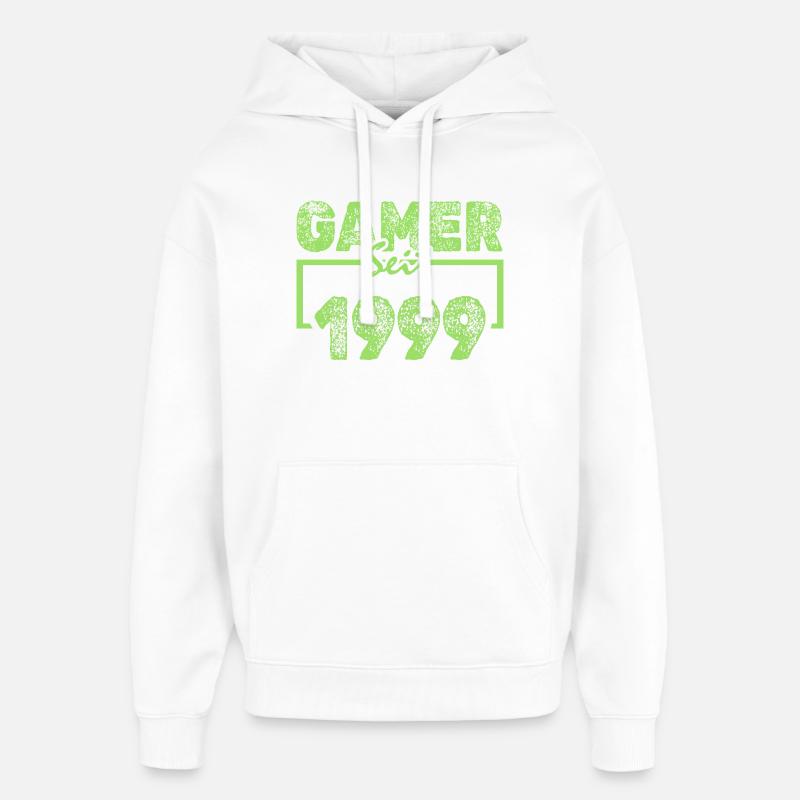 1999 - Sweat à capuche unisexe Stanley/Stella Oversized - blanc