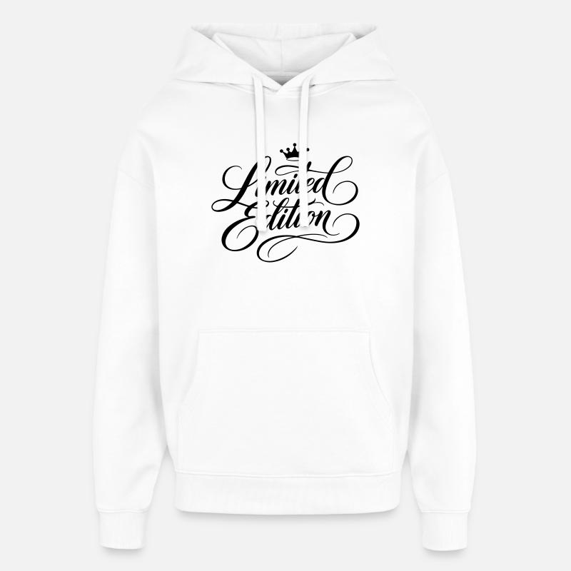 Édition limitée Crown - Sweat à capuche unisexe Stanley/Stella Oversized - blanc
