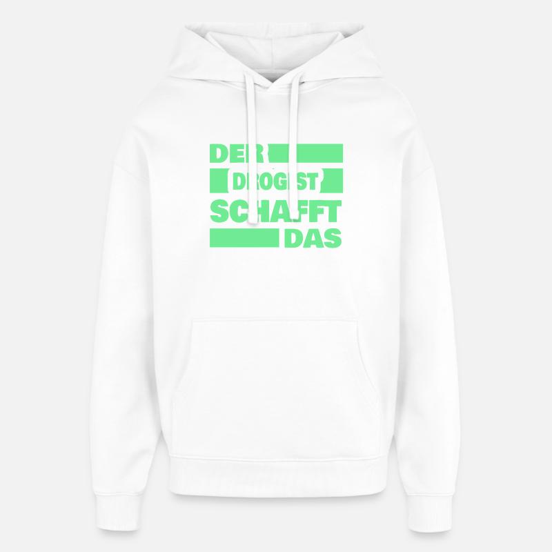 Beruf Drogist - Oversized Unisex Hoodie von Stanley/Stella - Weiß
