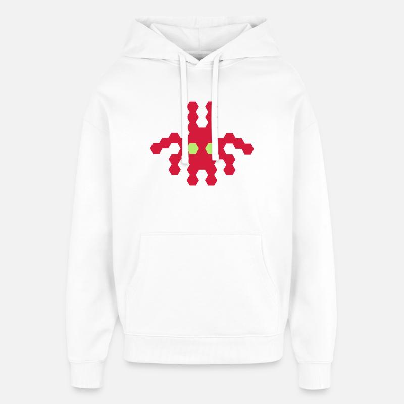 Alien Bug - Sweat à capuche unisexe Stanley/Stella Oversized - blanc