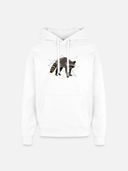 Rat de lavage - Sweat à capuche unisexe Stanley/Stella Oversized - blanc