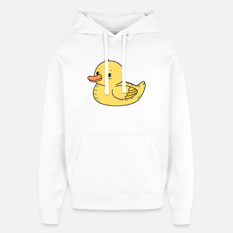 Canard - Sweat à capuche unisexe Stanley/Stella Oversized - blanc