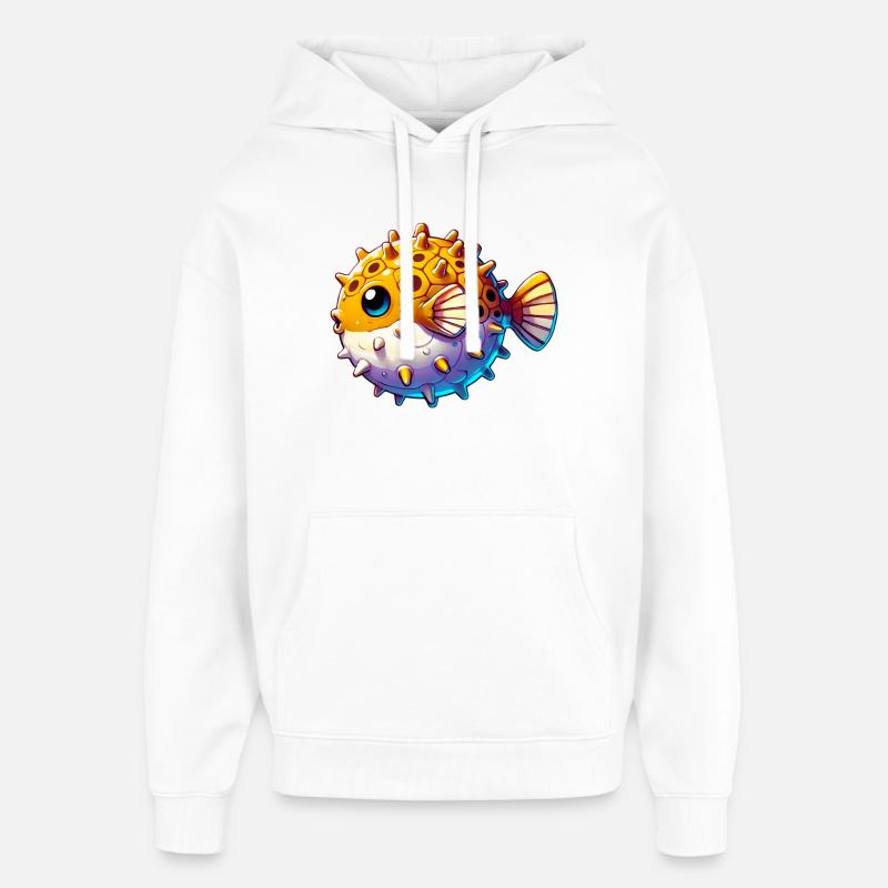 Blowfish - Sweat à capuche unisexe Stanley/Stella Oversized - blanc