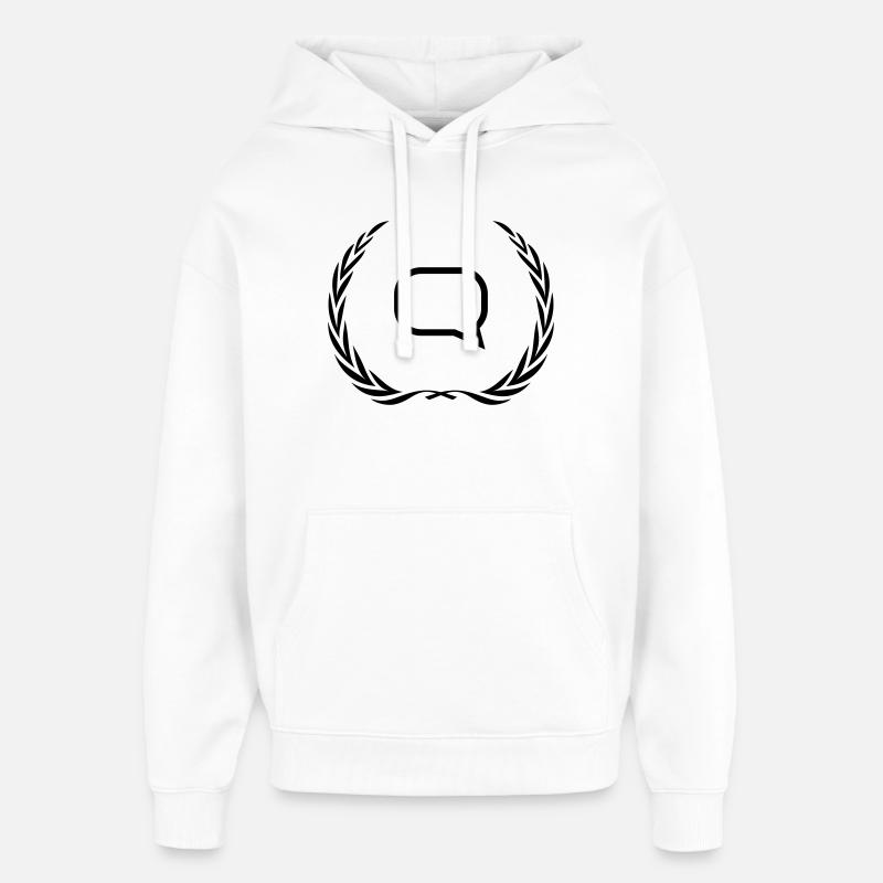 Couronne de bulles - Sweat à capuche unisexe Stanley/Stella Oversized - blanc