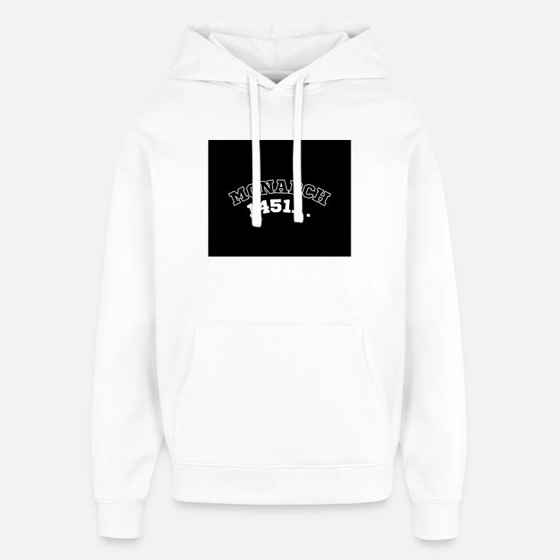 Chronique du monarque de 1451 - Sweat à capuche unisexe Stanley/Stella Oversized - blanc