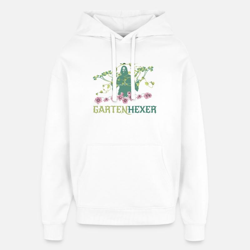 Gartenhexer - Sweat à capuche unisexe Stanley/Stella Oversized - blanc