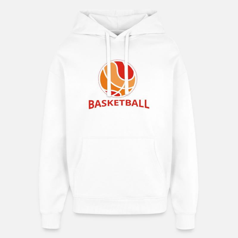 Basketball - Sweat à capuche unisexe Stanley/Stella Oversized - blanc