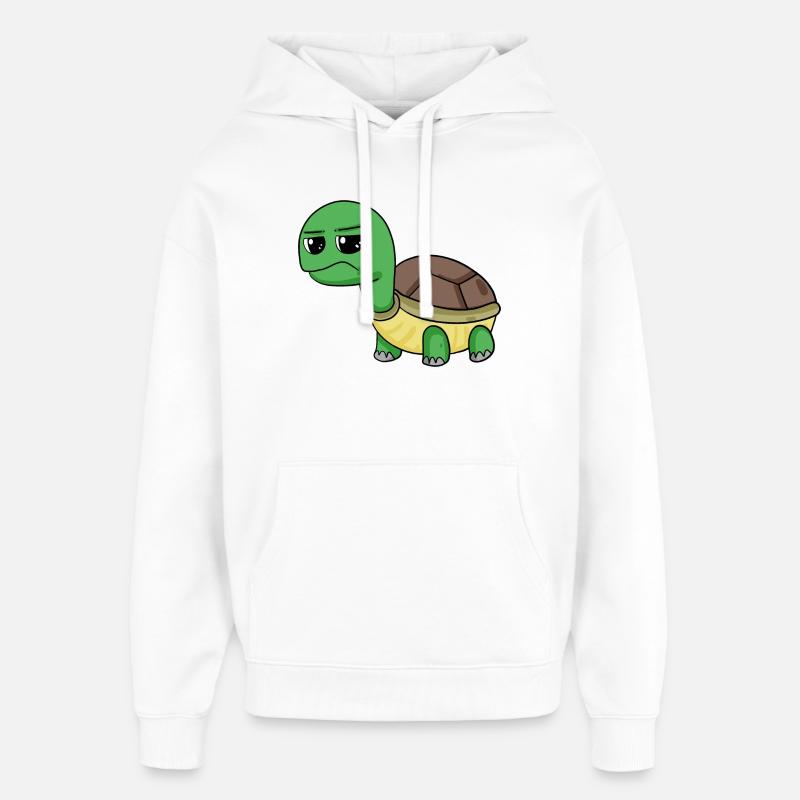 Tortue - Sweat à capuche unisexe Stanley/Stella Oversized - blanc