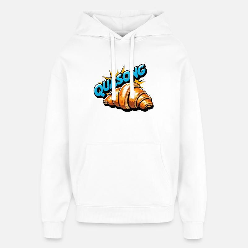 Quasong - Sweat à capuche unisexe Stanley/Stella Oversized - blanc
