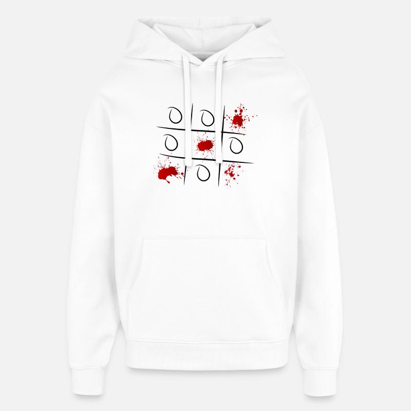 MORPION - Sweat à capuche unisexe Stanley/Stella Oversized - blanc