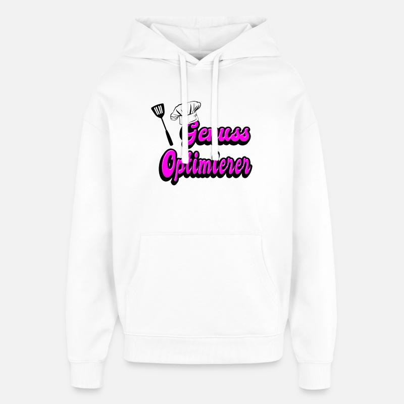 Optimiseur de plaisir - Sweat à capuche unisexe Stanley/Stella Oversized - blanc