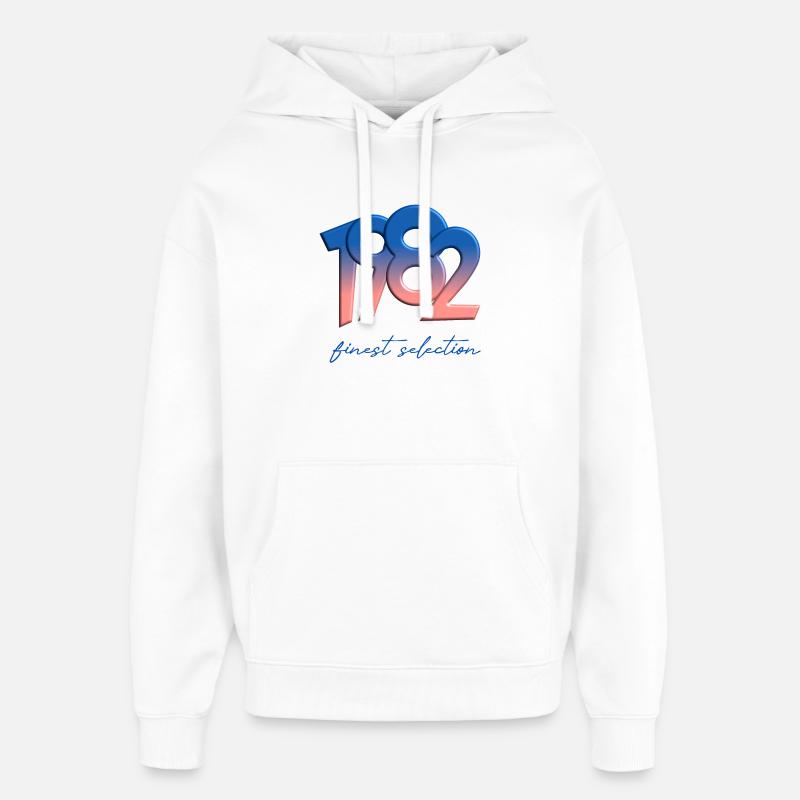 1982 - La plus belle sélection - Sweat à capuche unisexe Stanley/Stella Oversized - blanc