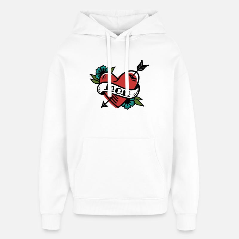 Maman - Sweat à capuche unisexe Stanley/Stella Oversized - blanc