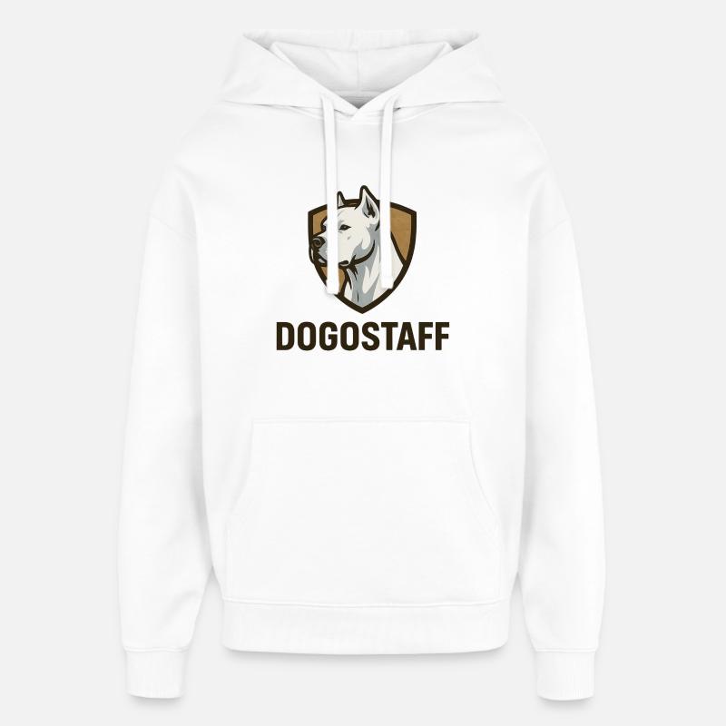 Dogostaff Berlin Duo - Sweat à capuche unisexe Stanley/Stella Oversized - blanc
