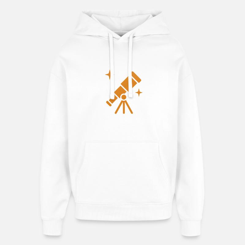 Télescope - Sweat à capuche unisexe Stanley/Stella Oversized - blanc