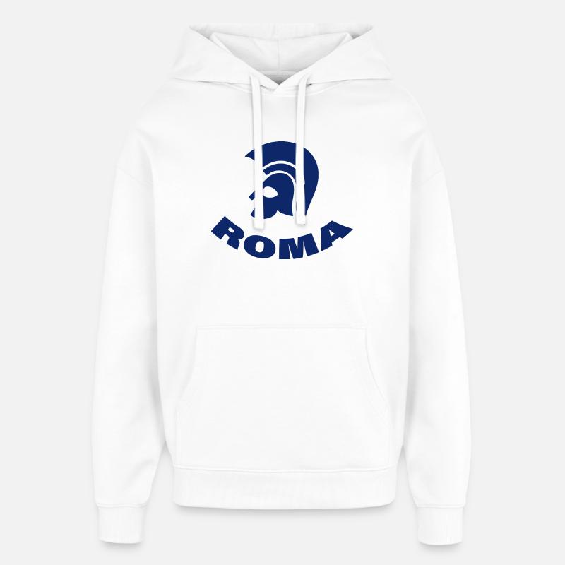 Rome - Sweat à capuche unisexe Stanley/Stella Oversized - blanc
